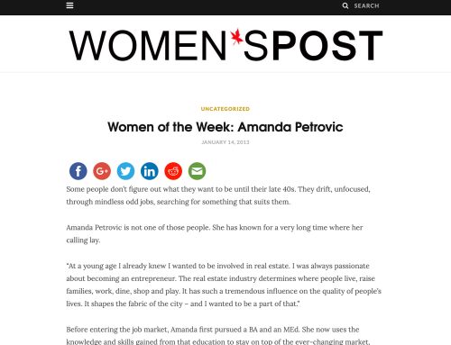 Women’s Post’s “Women of the Week”